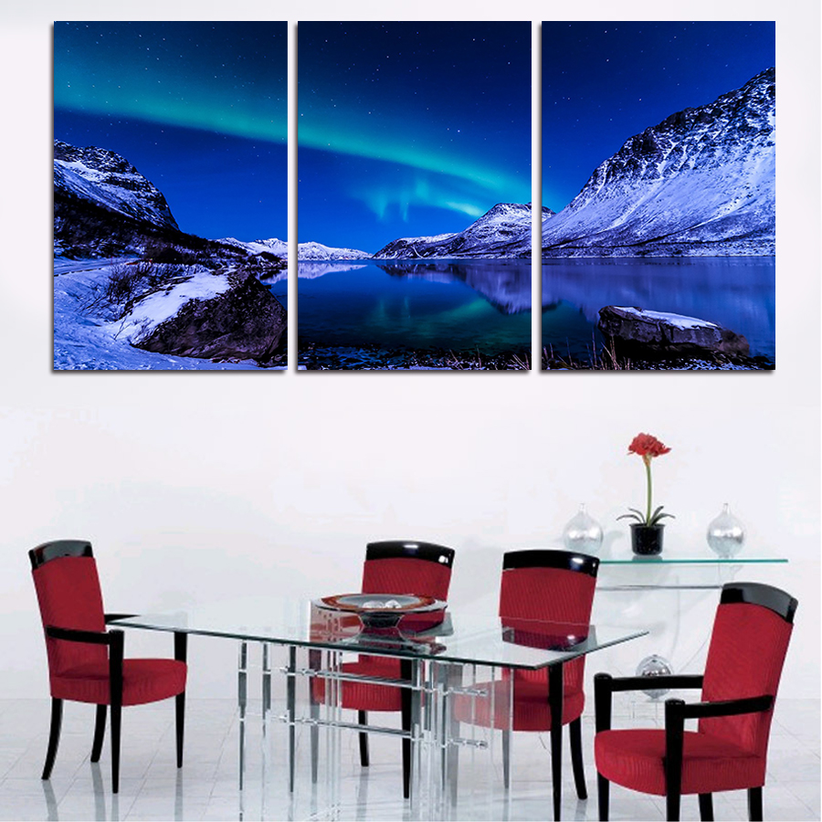 2016 3 panel blue sky modern print painting canvas painting modern art print wall art gift top home decoration