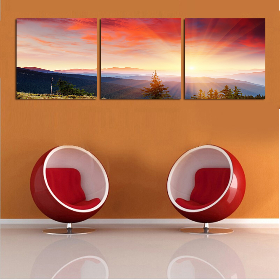 2016 3 pieces frames wall art picture hd view canvas print painting paintings home decoration living room canvas print painting