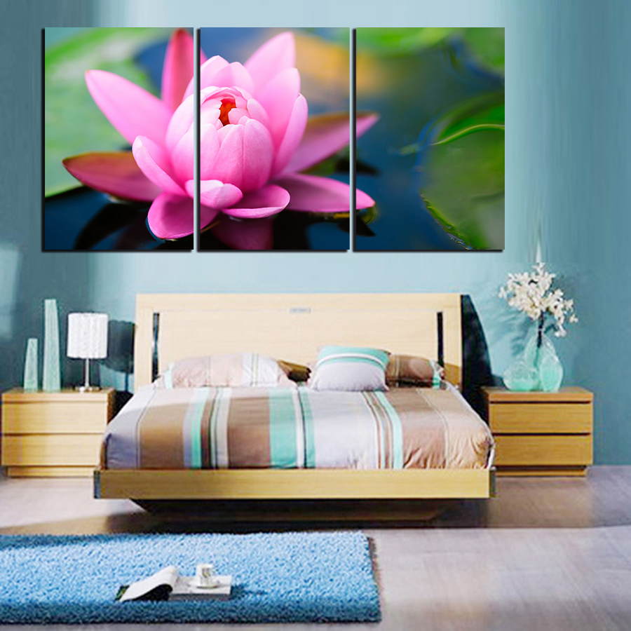 3 pcs wall art abstract flower modern hd picture home decoration living room canvas print painting picture canvas picture