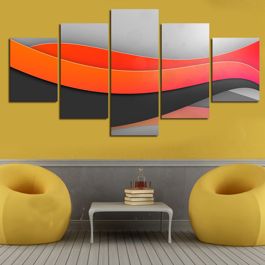 5 panels artwork canvas painting wall art canvas paintings for living room wall cuadros decoracion canvas prints po no frame