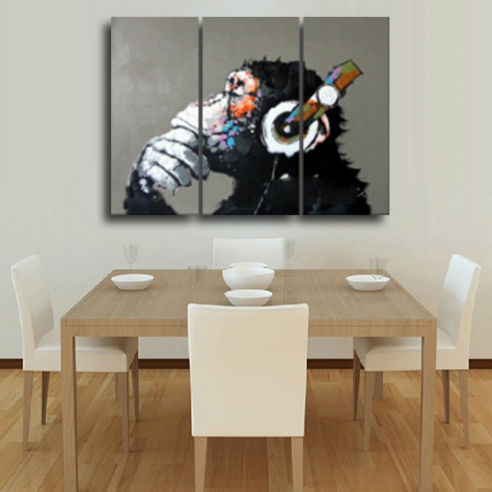 gorilla handpainted modern decoration oil painting wall art paintings picture paiting canvas paints home decor