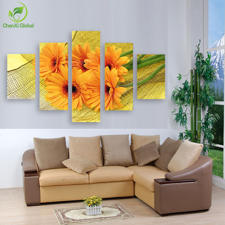 modern prints beautiful flower painting pictures cuadros decoracion painting for living room canvas home decor unframed wedding