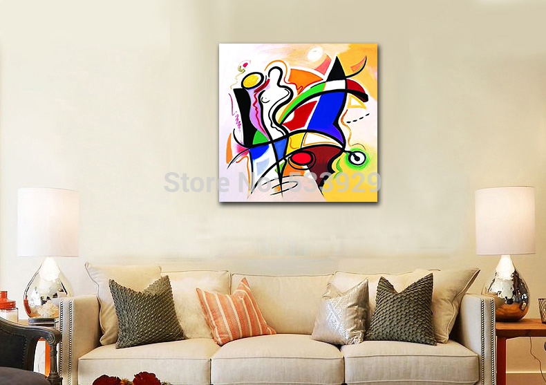 abstract figure hand painted oil painting on canvas tds-cx196---60x60cm