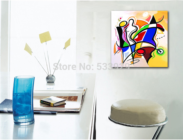 abstract figure hand painted oil painting on canvas tds-cx196---60x60cm