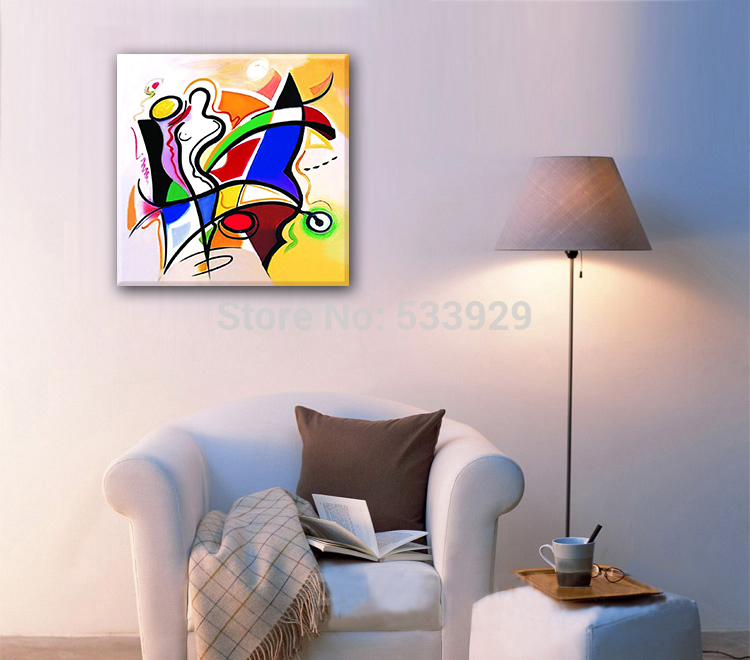 abstract figure hand painted oil painting on canvas tds-cx196---60x60cm