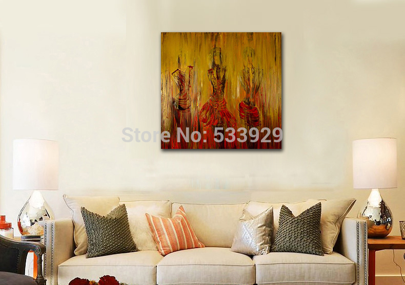 abstract figure hand painted oil painting on canvas tds-cx215---60x60cm