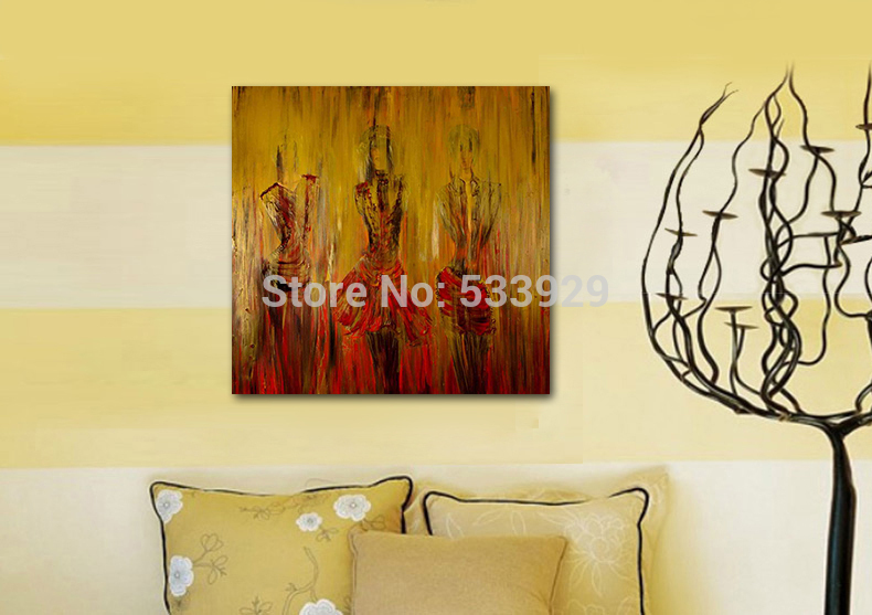 abstract figure hand painted oil painting on canvas tds-cx215---60x60cm