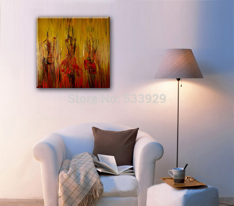 abstract figure hand painted oil painting on canvas tds-cx215---60x60cm