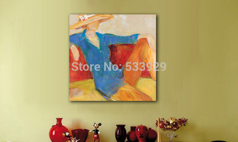 abstract figure hand painted oil painting on canvas tds-cx224---60x60cm