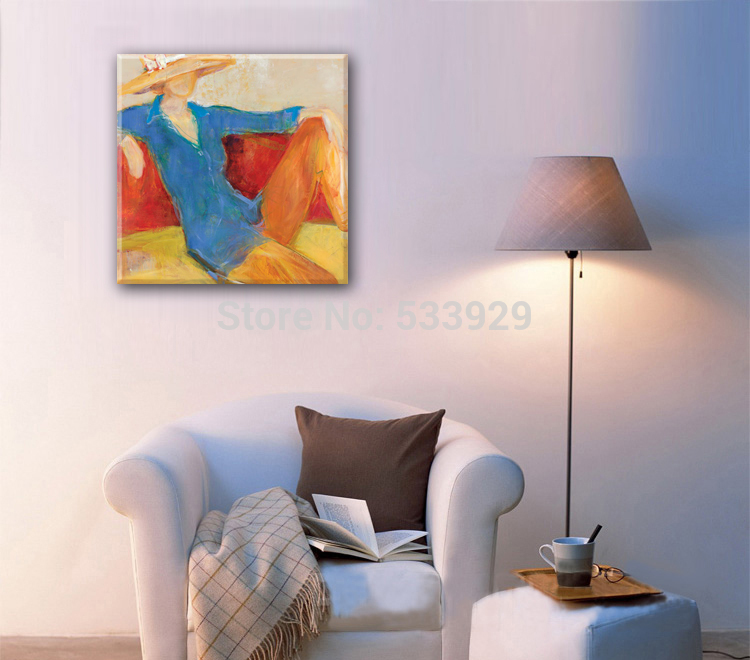 abstract figure hand painted oil painting on canvas tds-cx224---60x60cm