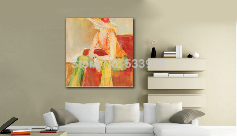 abstract figure hand painted oil painting on canvas tds-cx225---60x60cm