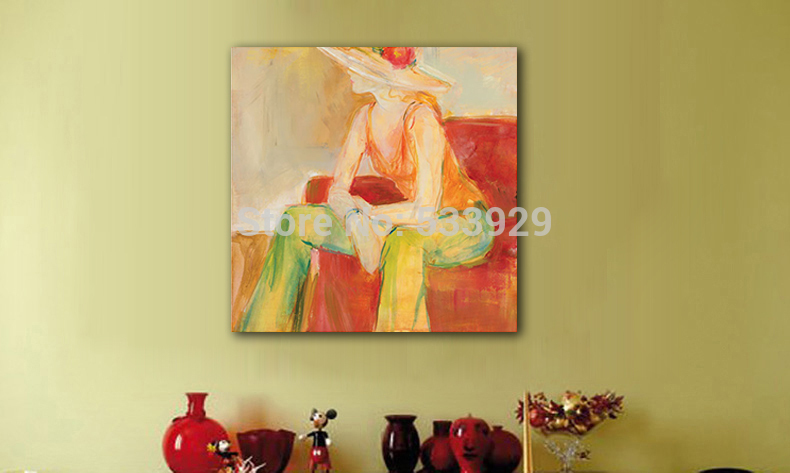 abstract figure hand painted oil painting on canvas tds-cx225---60x60cm