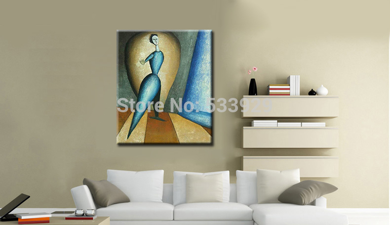 abstract figure hand painted oil painting on canvas tds-cx291---50x60cm