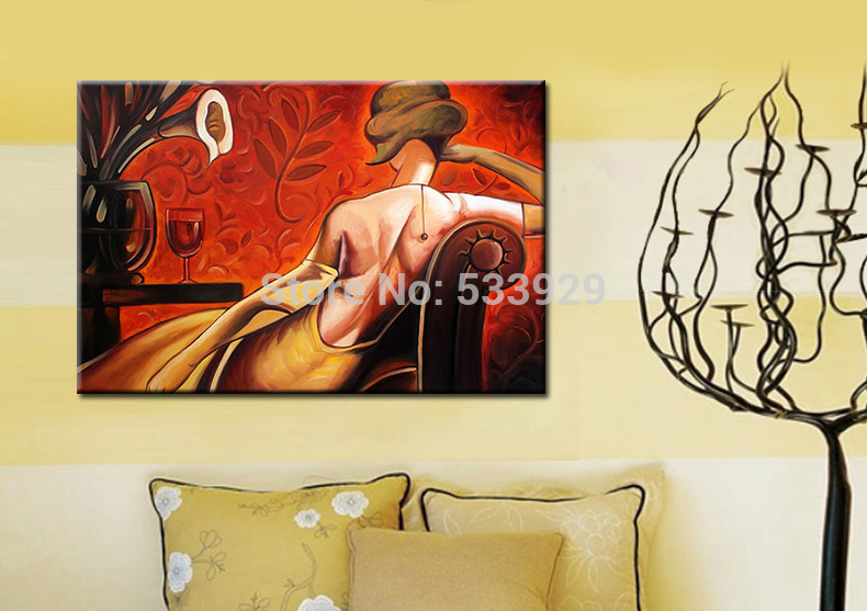 abstract figure hand painted oil painting on canvas tds-cx302---60x90cm