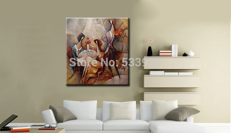 abstract figure hand painted oil painting on canvas tds-cx324---60x60cm