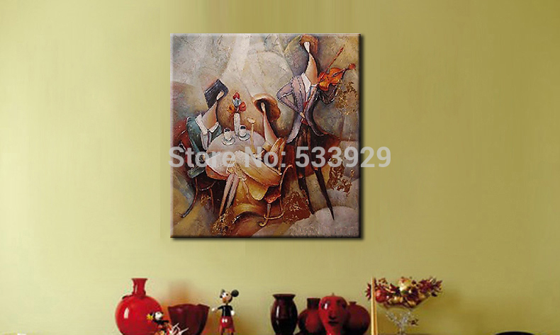 abstract figure hand painted oil painting on canvas tds-cx324---60x60cm