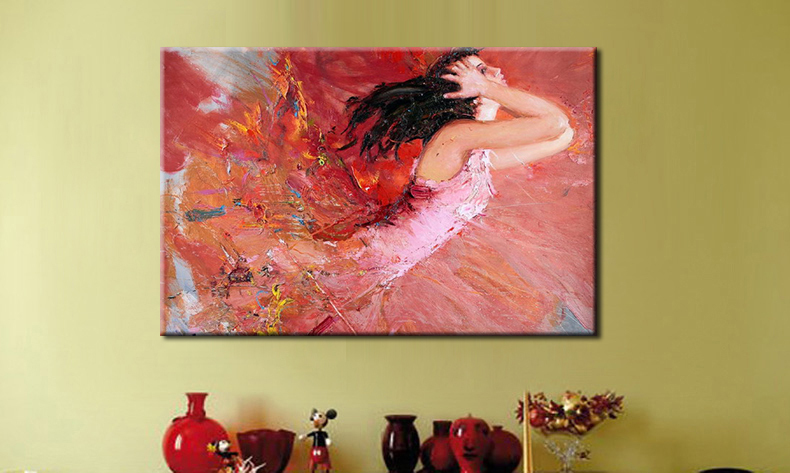 abstract figure hand painted oil painting on canvas tds-cx327---60x90cm