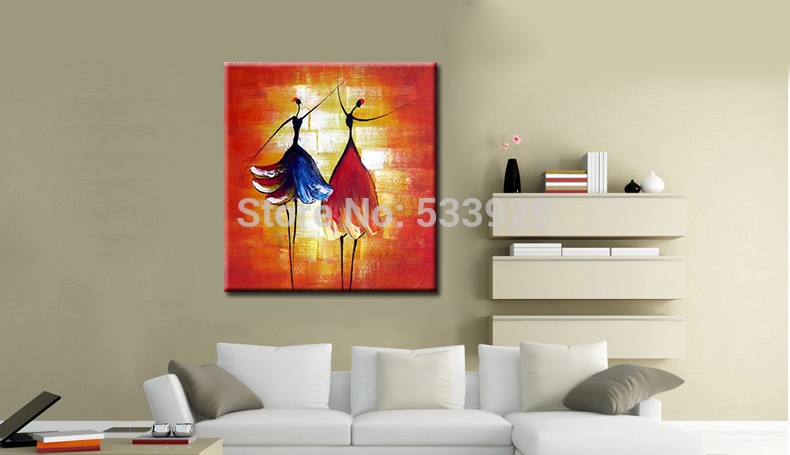 abstract figure hand painted oil painting on canvas tds-cx328---60x60cm