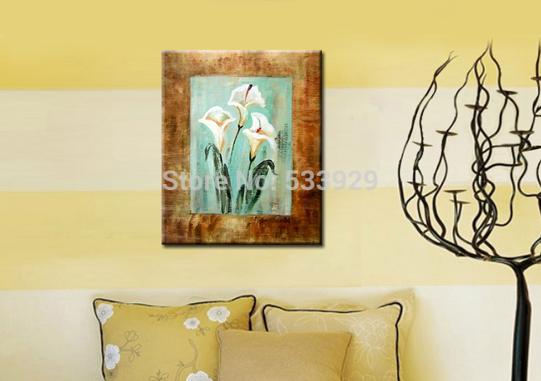 abstract flower hand painted oil painting on canvas oil painting for home decor wall decor