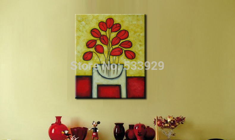 abstract flower hand painted oil painting on canvas painting canvas wall art picture