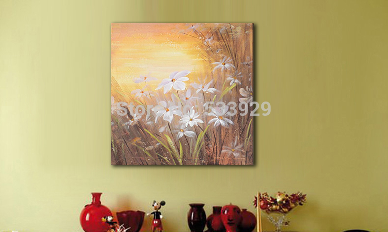 abstract flower hand painted oil painting on canvas tds-cx171---60x60cm