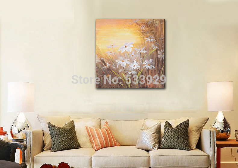 abstract flower hand painted oil painting on canvas tds-cx171---60x60cm