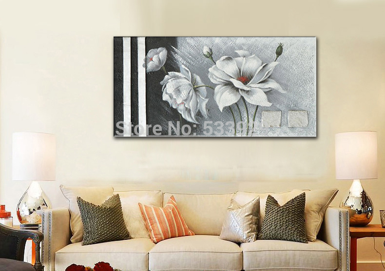 abstract flower hand painted oil painting on canvas tds-cx184---60x120cm