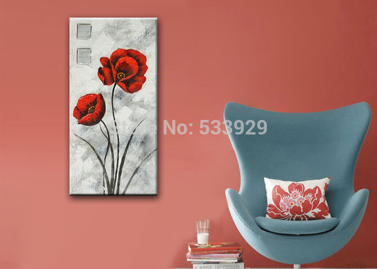 abstract flower hand painted oil painting on canvas tds-cx186---60x120cm