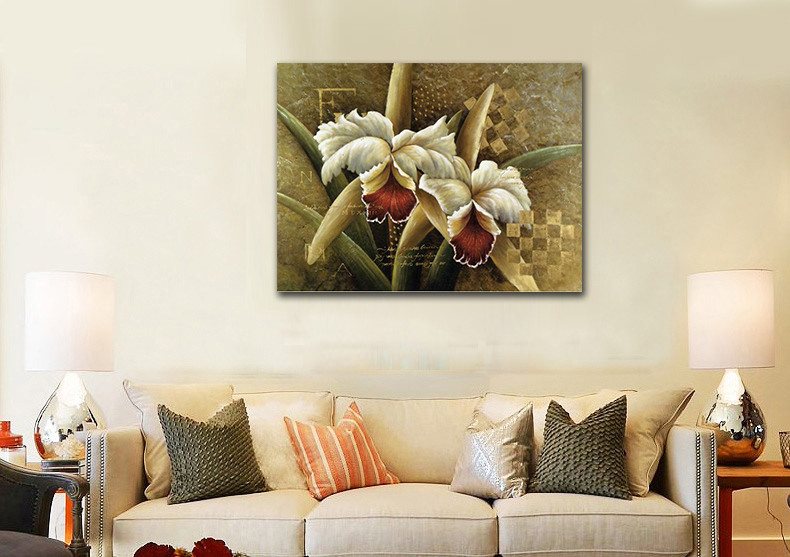 abstract flower hand painted oil painting on canvas tds-cx232---60x90cm