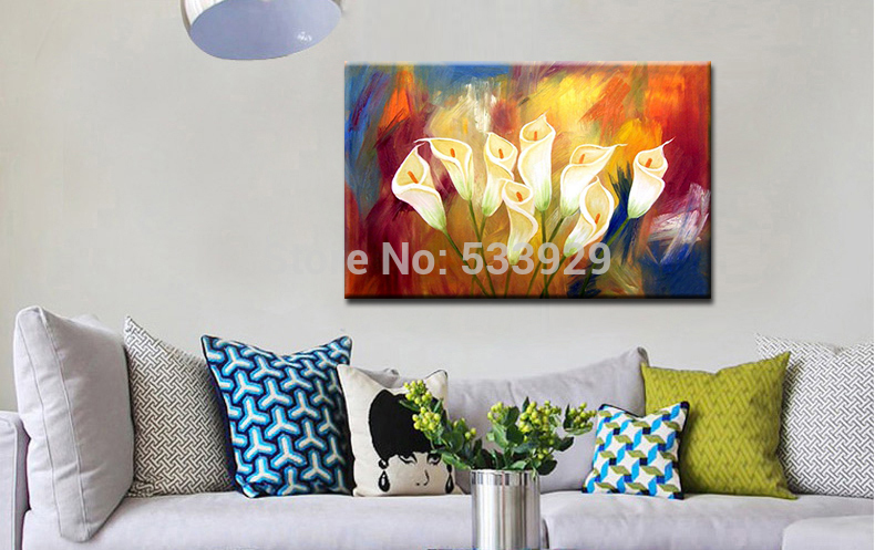 abstract flower hand painted oil painting on canvas tds-cx348---60x120cm