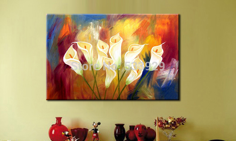 abstract flower hand painted oil painting on canvas tds-cx348---60x120cm