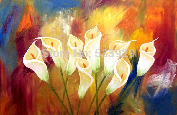 abstract flower hand painted oil painting on canvas tds-cx348---60x120cm