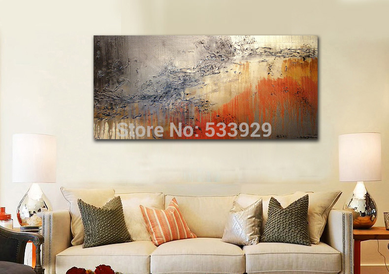 abstract hand painted oil painting on canvas tds-cx239---40x120cm