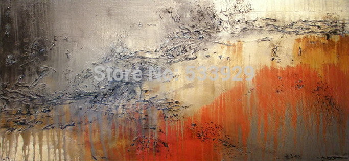 abstract hand painted oil painting on canvas tds-cx239---40x120cm