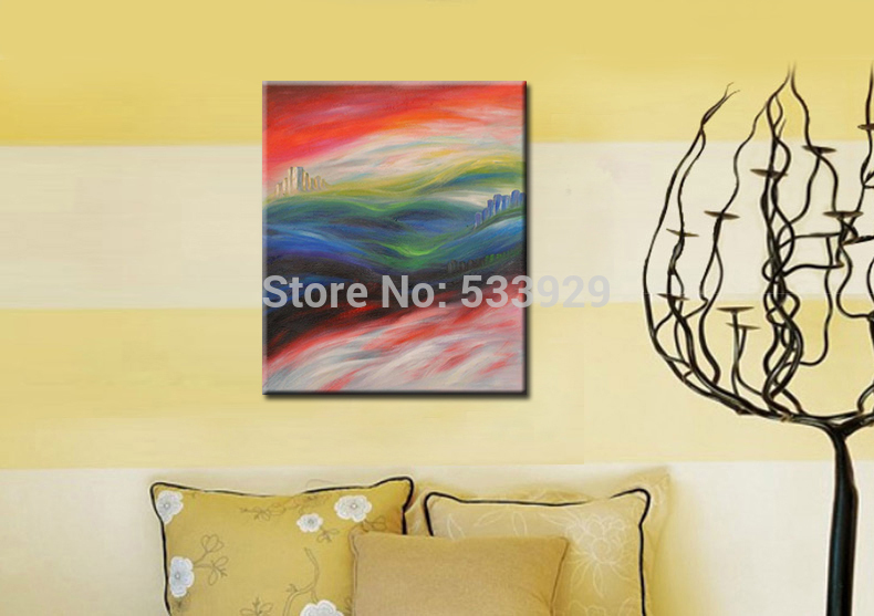 abstract landscape hand painted oil painting on canvas tds-cx272---50x60cm