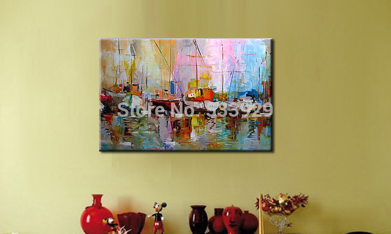 abstract landscape hand painted oil painting on canvas tds-cx341---60x90cm