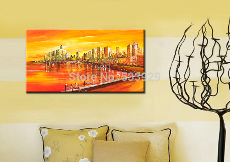 abstract landscape hand painted oil painting on canvas tds-cx344---60x120cm