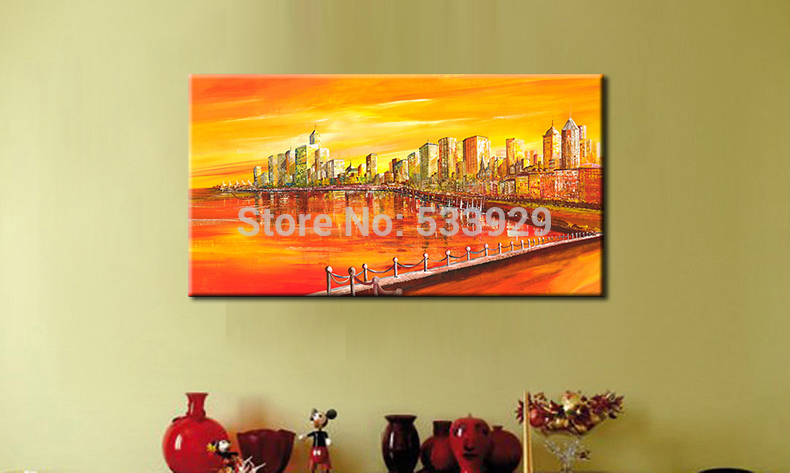 abstract landscape hand painted oil painting on canvas tds-cx344---60x120cm