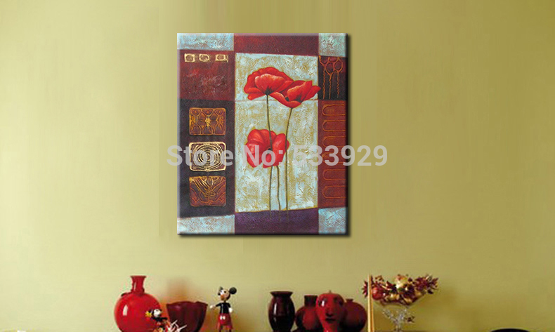 est abstract oil painting flower hand painted oil painting on canvas painting canvas wall art picture