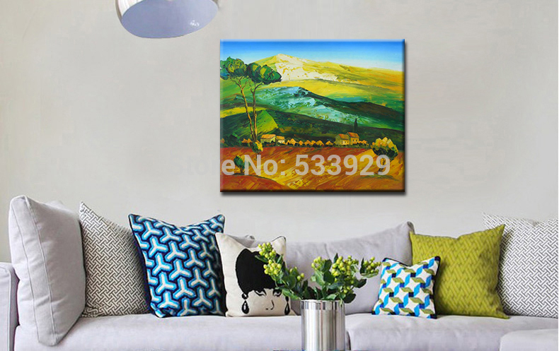 fast abstract oil painting landscape hand painted oil painting on canvas wall art picture