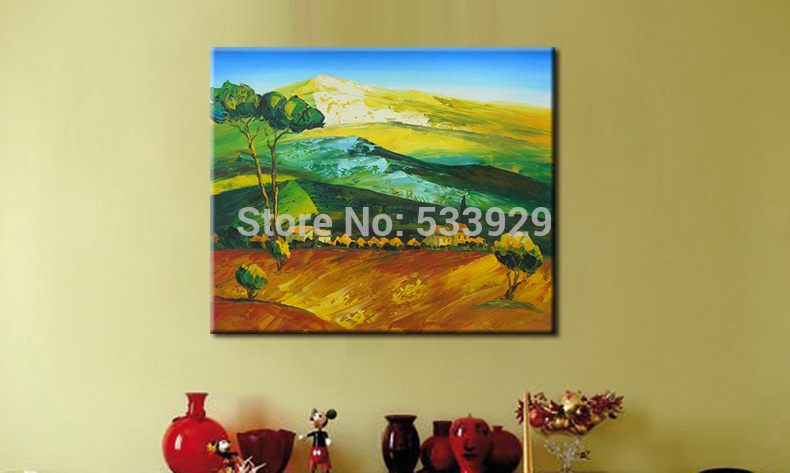 fast abstract oil painting landscape hand painted oil painting on canvas wall art picture