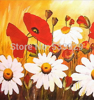 hand painted abstract flower oil painting on canvas tds-cx077 for home living room