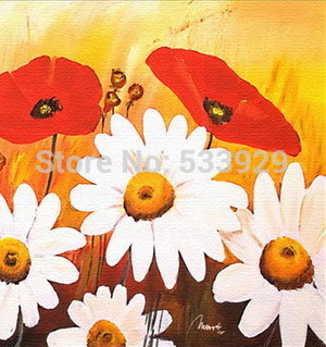 hand painted abstract flower oil painting on canvas tds-cx077 for home living room