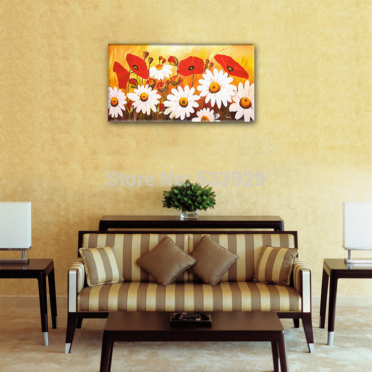 hand painted abstract flower oil painting on canvas tds-cx077 for home living room