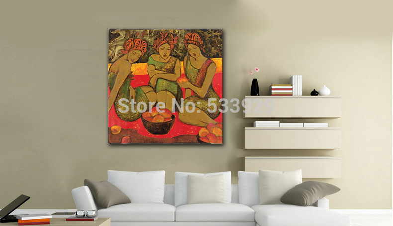 home decor abstract figure prepair eating hand painted oil painting on canvas for living room tds-cx226