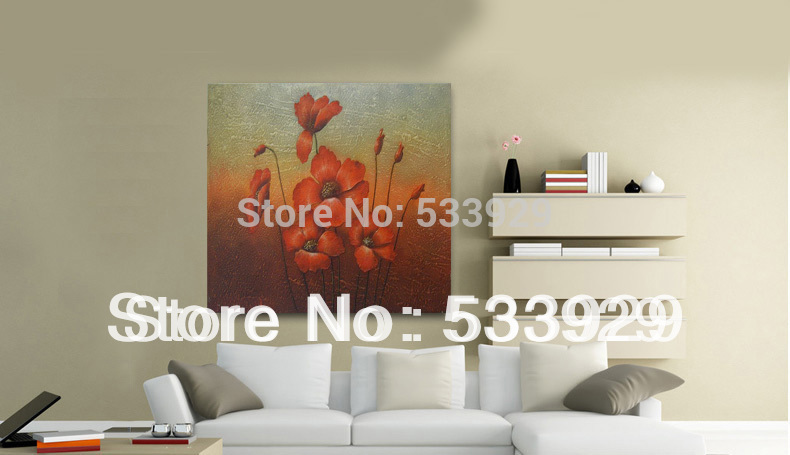 home decor hand painted abstract flower oil painting on canvas tds-cx037 for home living room wall decoration