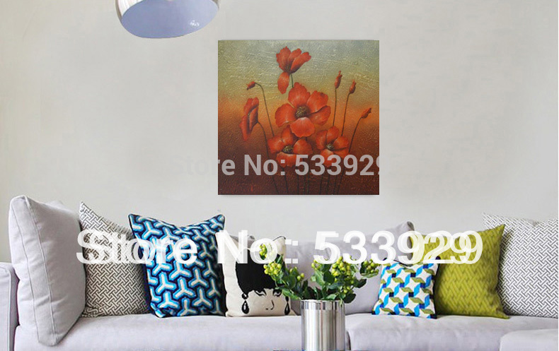 home decor hand painted abstract flower oil painting on canvas tds-cx037 for home living room wall decoration