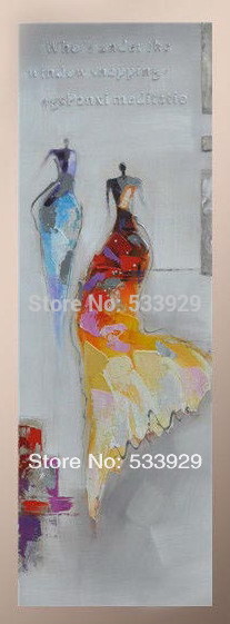 home decor hand painted abstract oil painting on canvas tds-cx101 16x48inch (40x120cm)