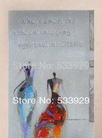 home decor hand painted abstract oil painting on canvas tds-cx101 16x48inch (40x120cm)