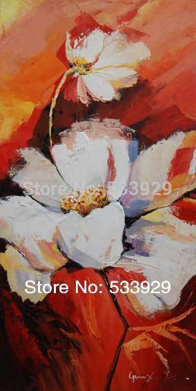 home decor hand painted abstract oil painting on canvas tds-cx117 18x36inch (45x90cm)